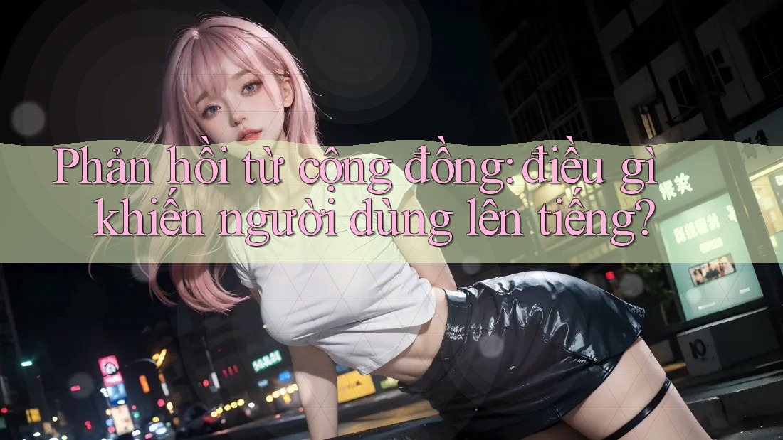 Phản hồi từ cộng đồng: điều gì khiến người dùng lên tiếng? Phản hồi từ cộng đồng: điều gì khiến người dùng lên tiếng?