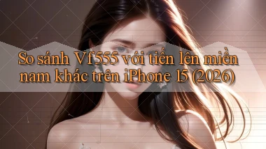 So sánh Vf555 với tiến lên miền nam khác trên iPhone 15 (2026)