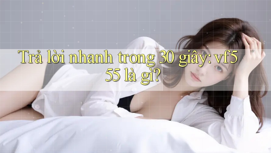 Trả lời nhanh trong 30 giây: vf555 là gì? Trả lời nhanh trong 30 giây: vf555 là gì?