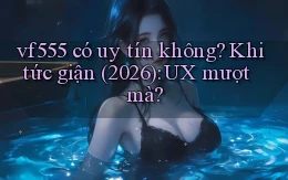 vf555 có uy tín không khi tức giận (2026) UX mượt mà
