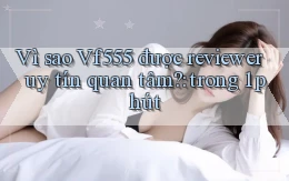 Vì sao Vf555 được reviewer uy tín quan tâm trong 1 phút